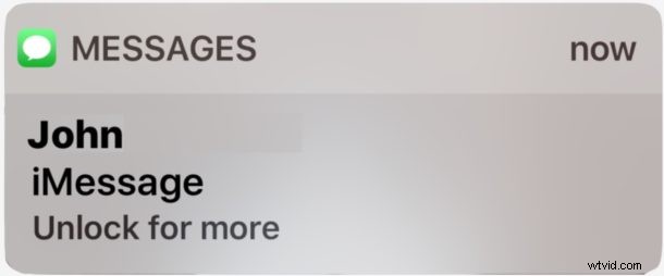 How to View Hidden Message Previews on iPhone Lock Screen with Touch ID