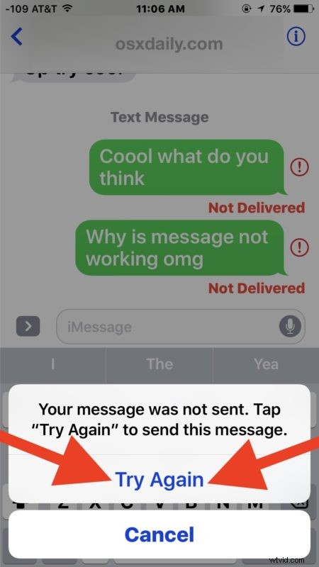 Fix  Not Delivered  iMessage Error on iPhone: How to Resend Messages Easily