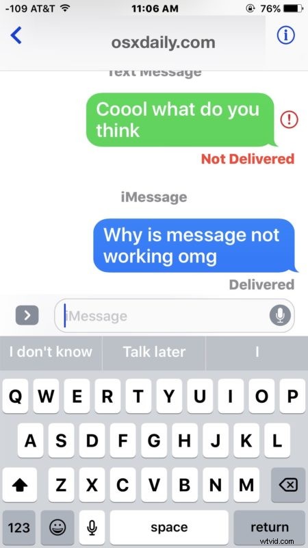 Fix  Not Delivered  iMessage Error on iPhone: How to Resend Messages Easily