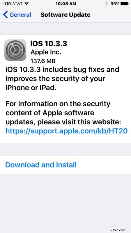 Apple Releases iOS 10.3.3 Update for iPhone, iPad & iPod Touch – IPSW Download Links