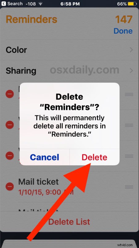 How to Quickly Delete All Reminders from a List on iPhone & iPad