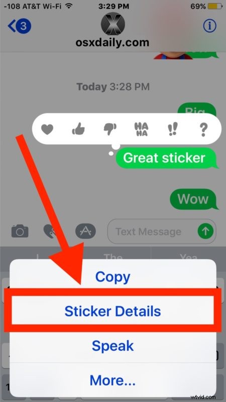How to Discover the Source of iMessage Stickers in iOS