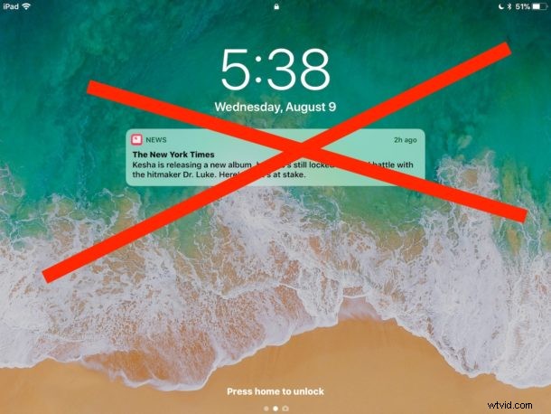 How to Disable Apple News Alerts on iPhone & iPad Lock Screen