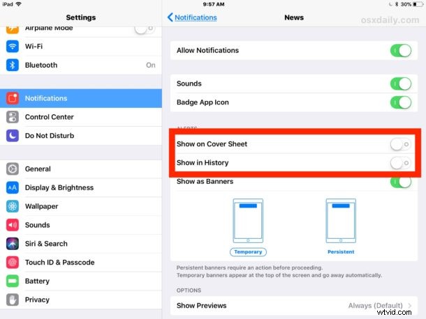 How to Disable Apple News Alerts on iPhone & iPad Lock Screen