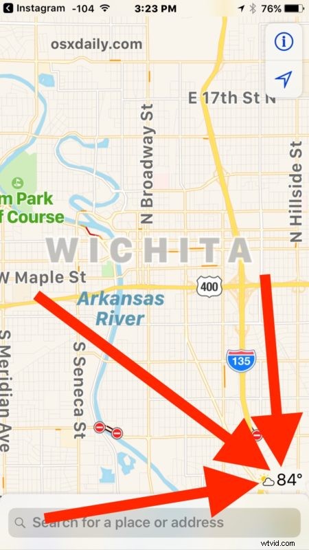 How to View Weather Details for Any Location Directly in Apple Maps on iPhone