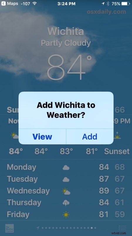 How to View Weather Details for Any Location Directly in Apple Maps on iPhone