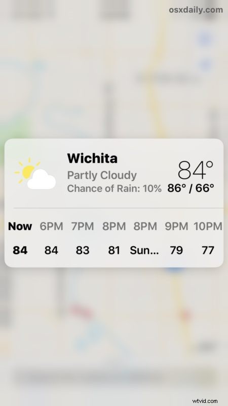 How to View Weather Details for Any Location Directly in Apple Maps on iPhone