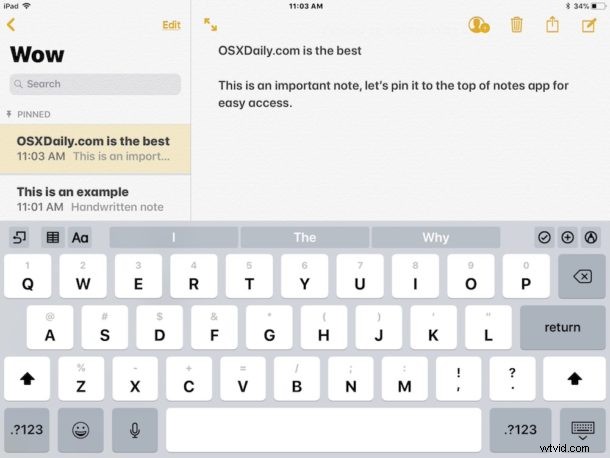 How to Pin Notes in iOS: Instant Access to Favorites on iPhone & iPad