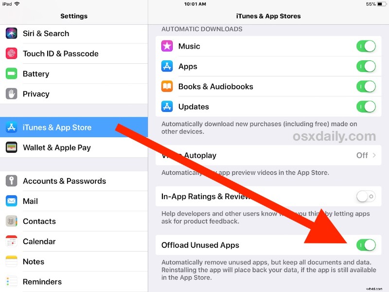 Automatically Free Up iPhone Storage: Enable Offload Unused Apps in iOS