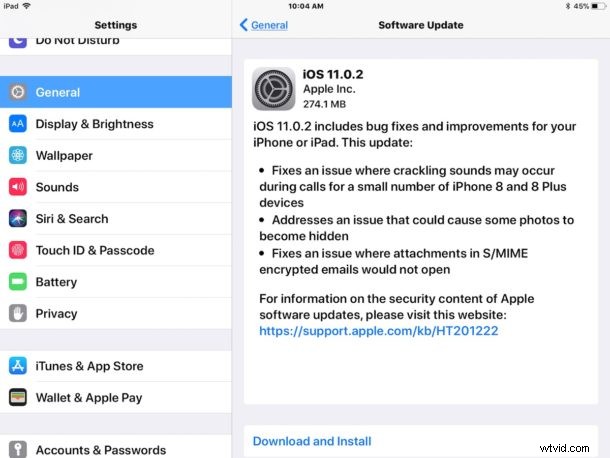 Apple Releases iOS 11.0.2 Update: Direct IPSW Download Links for iPhone, iPad & iPod Touch