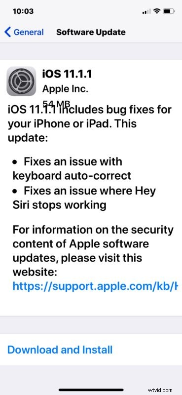 iOS 11.1.1 Update Released: Fixes Annoying Question Mark Bug on iPhone and iPad
