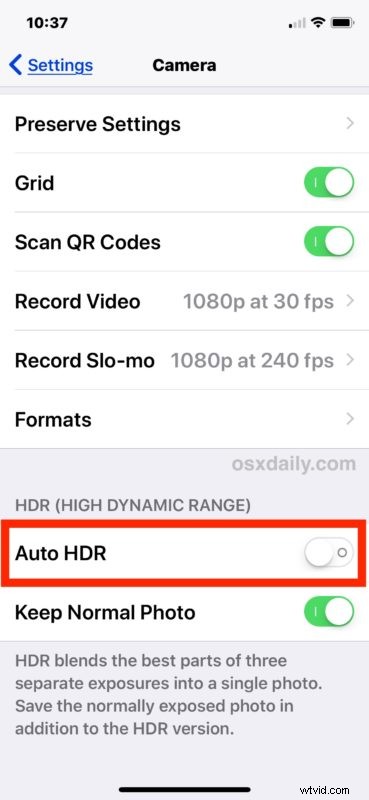 How to Disable Auto HDR on iPhone Camera: Guide for iPhone 12, 11, XS, XR, X, 8 & More