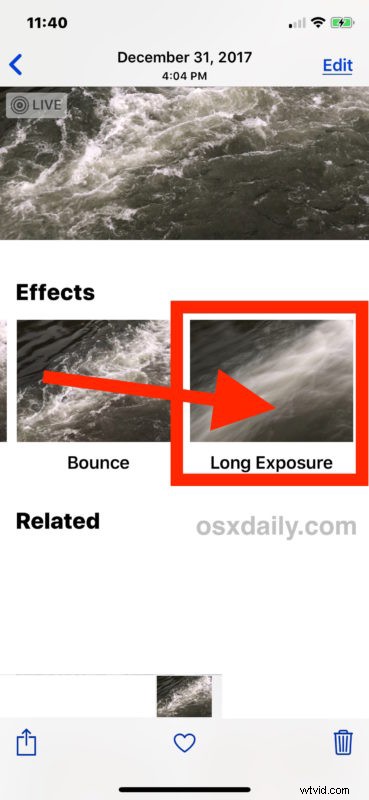How to Create Stunning Long Exposure Photos on iPhone & iPad Using Live Photos