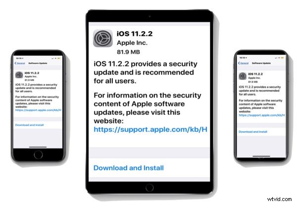 Apple iOS 11.2.2 Security Update Released: IPSW Download Links for iPhone & iPad