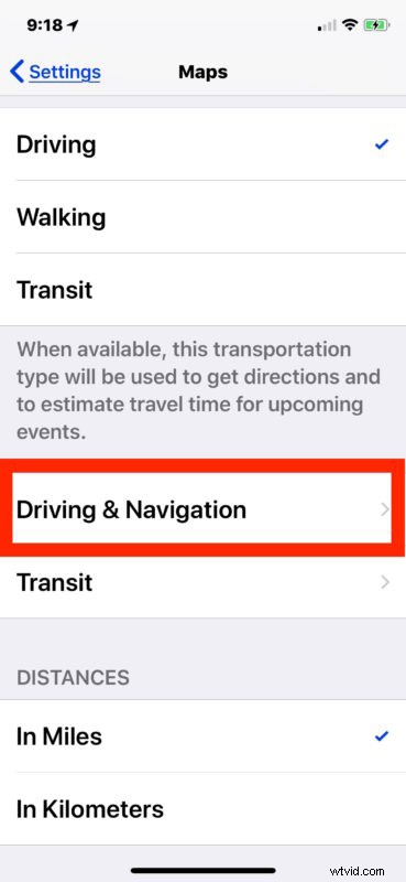 How to Enable or Disable  Avoid Highways  in Apple Maps on iPhone