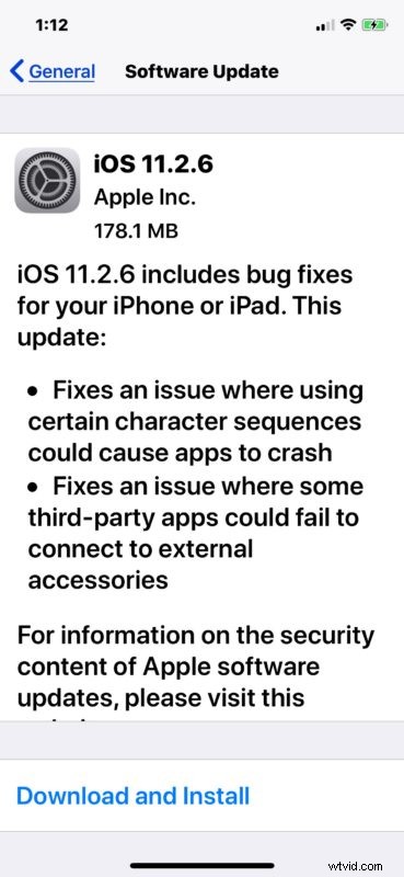 Apple Releases iOS 11.2.6: Essential Bug Fixes for iPhone & iPad [IPSW Download Links]