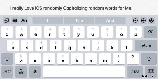 Fix Random Word Capitalization on iPhone & iPad: Simple iOS Workaround