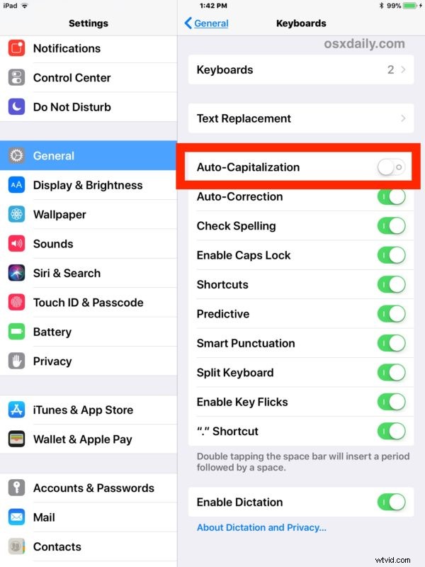 Fix Random Word Capitalization on iPhone & iPad: Simple iOS Workaround