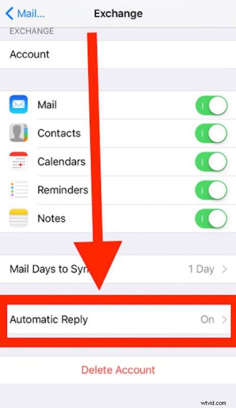 How to Set Up Out-of-Office Auto-Reply Emails on iPhone or iPad