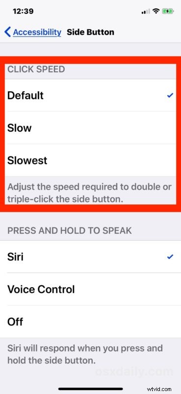 How to Customize Side Button Click Speed on iPhone X: Easy Steps