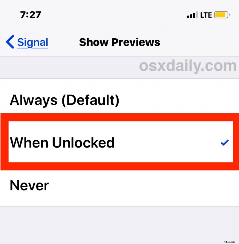 Protect Your Privacy: Stop Signal Message Previews on iPhone/iPad Lock Screen
