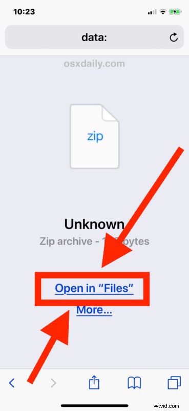How to Easily Save ZIP Files to iPhone or iPad Using the Files App