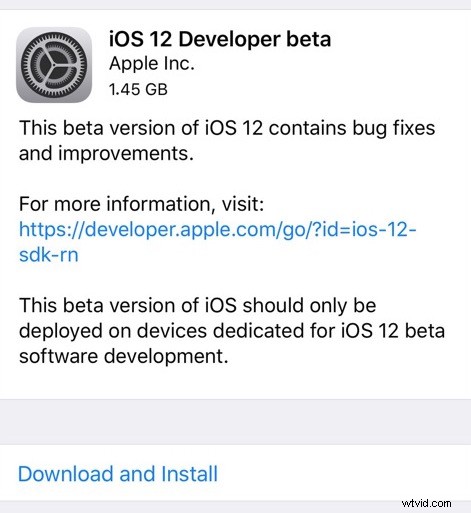 iOS 12 Beta 1 Now Available: Download Guide for Apple Developers