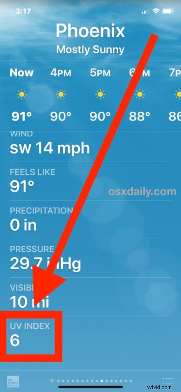How to Check UV Index for Any Location on iPhone – No Extra Apps Needed