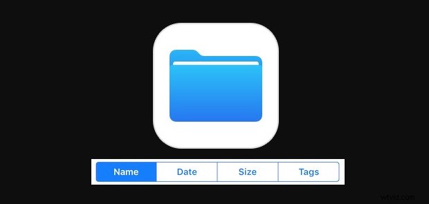How to Sort Files on iPhone and iPad: By Name, Date, Size & More