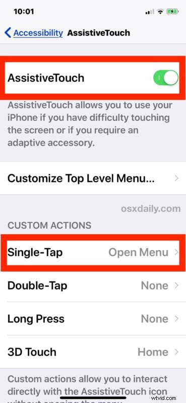 How to Enable a Virtual Home Button on iPhone or iPad Using AssistiveTouch