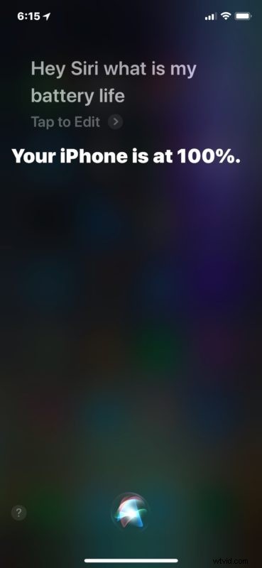 Quickly Check iPhone & iPad Battery Percentage with Siri – Easy Guide