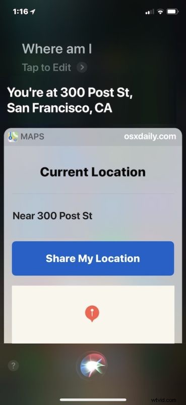 Lost? Ask Siri  Where Am I?  to Instantly Find Your Location on iPhone