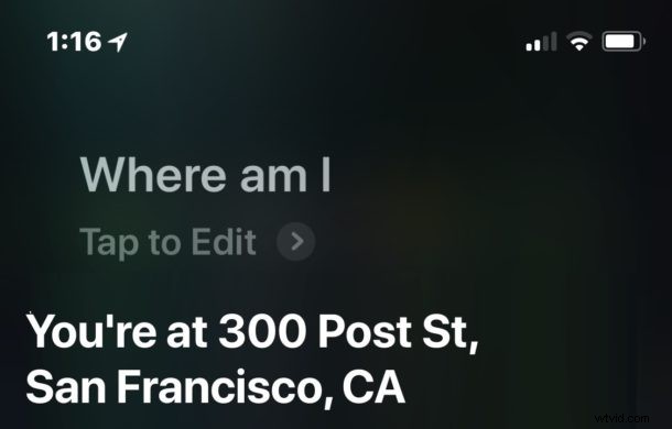 Lost? Ask Siri  Where Am I?  to Instantly Find Your Location on iPhone