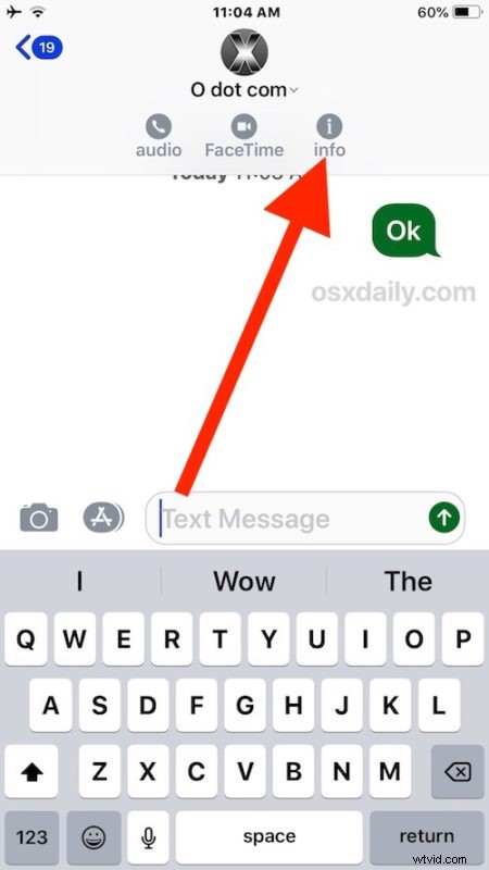 Where s the Details (i) Button in Messages on iOS 13 & iOS 12? How to Find It
