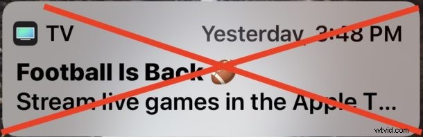 How to Disable Annoying TV Notifications on iPhone and iPad