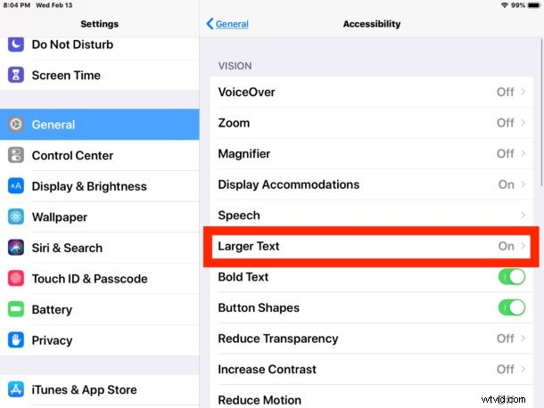 Increase Text Size on iPad: Make Fonts Much Larger for Easy Reading