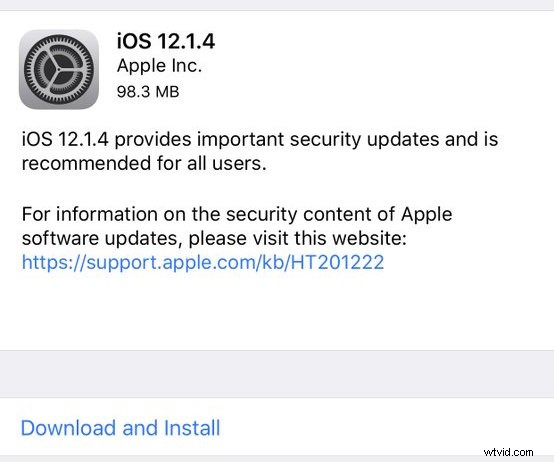 Apple Releases iOS 12.1.4: Essential Update Fixes Group FaceTime Security Flaw on iPhone & iPad – Download Now