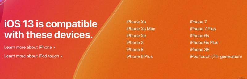 iOS 13 & iPadOS 13 Compatibility List: All Supported iPhone, iPod Touch & iPad Models