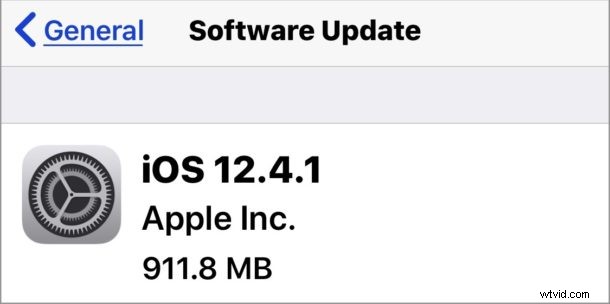 iOS 12.4.1 Now Available: Official IPSW Download Links & Security Fixes