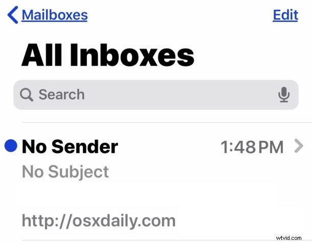 Fix  No Sender  &  No Subject  Mail Bug in iOS 13 and iPadOS 13: Quick Guide