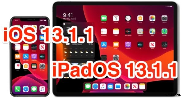 Apple Releases iOS 13.1.1 and iPadOS 13.1.1: Fixes Battery Drain, Bugs & Performance Issues