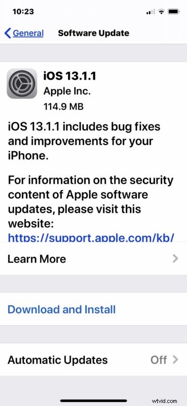 Apple Releases iOS 13.1.1 and iPadOS 13.1.1: Fixes Battery Drain, Bugs & Performance Issues