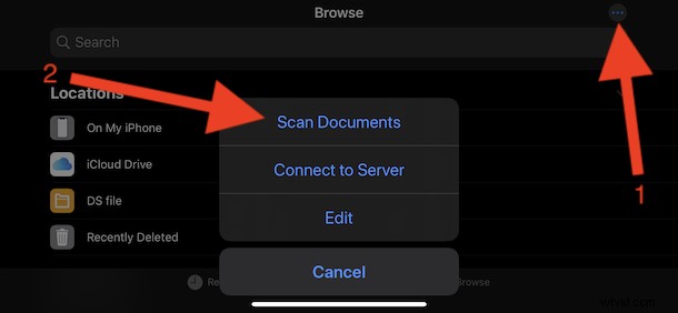 How to Easily Scan Documents Using the Files App on iPhone and iPad