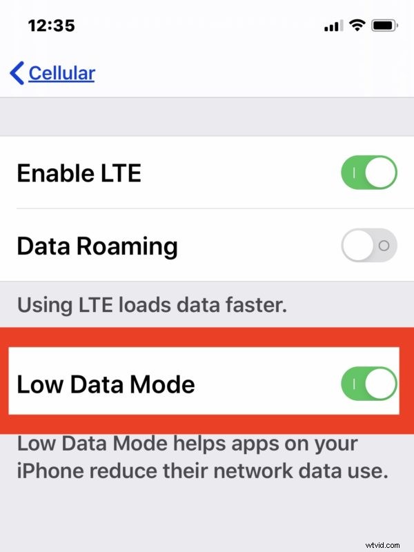 Save Cellular Data: How to Enable Low Data Mode on iPhone