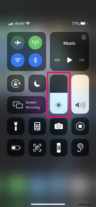 How to Quickly Toggle Dark Mode from Control Center on iPhone and iPad