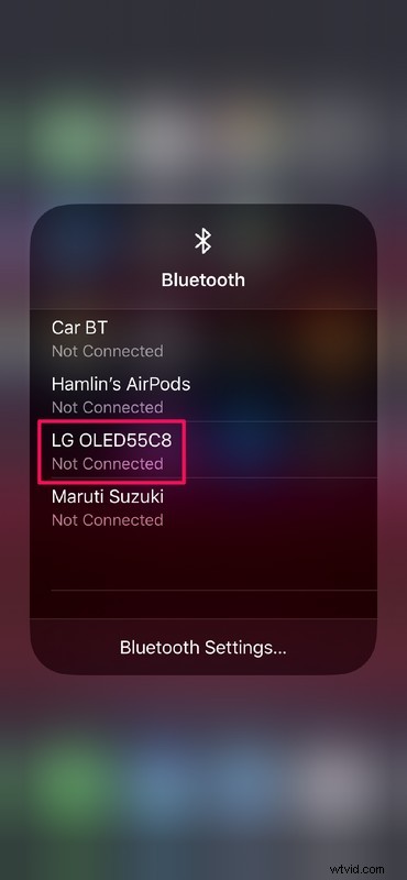 Quickly Switch Bluetooth Devices on iPhone & iPad from Control Center – Easy Guide