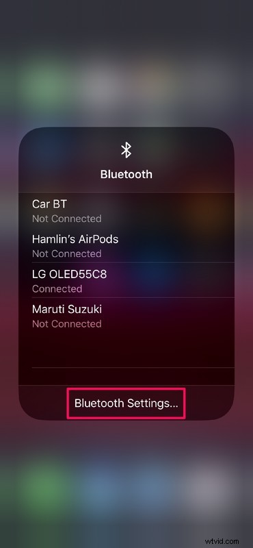 Quickly Switch Bluetooth Devices on iPhone & iPad from Control Center – Easy Guide