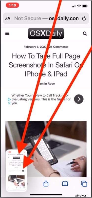 How to Capture Full-Page Screenshots in Safari on iPhone and iPad