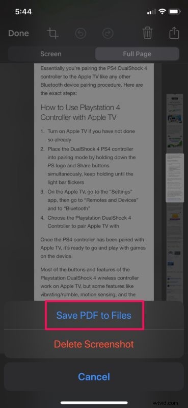 How to Capture Full-Page Screenshots in Safari on iPhone and iPad