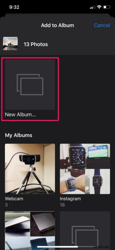 How to Create a New Photos Album and Add Images on iPhone & iPad (iOS 13)